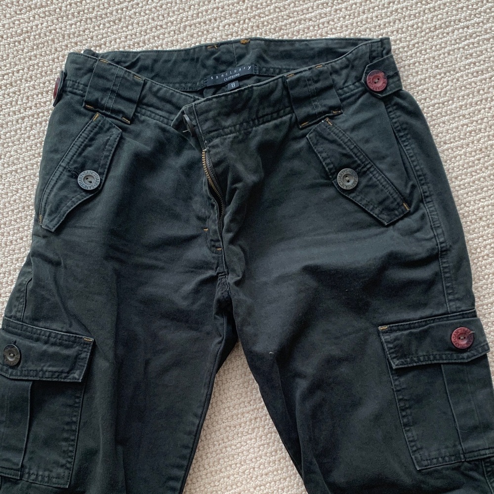 Sanctuary Dark Green Cargo Pants